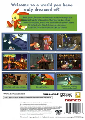 Klonoa 2 - Lunatea's Veil box cover back